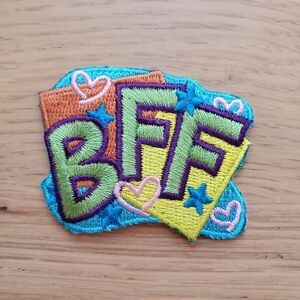 Vintage 90s Girl Scout BFF Patch